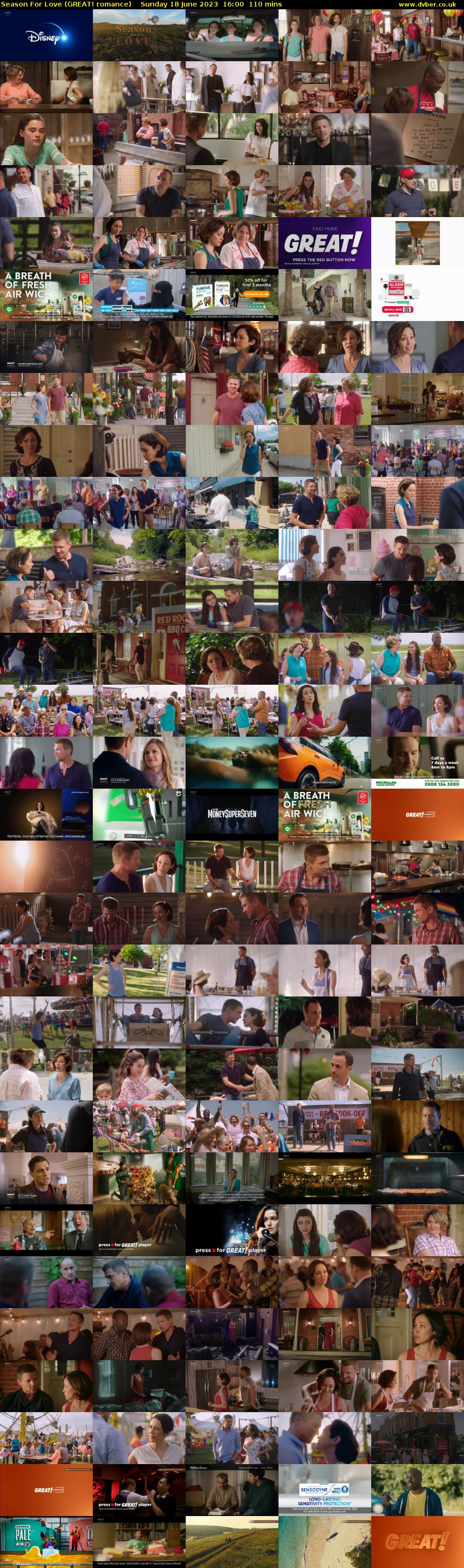Season For Love (GREAT! romance) Sunday 18 June 2023 16:00 - 17:50