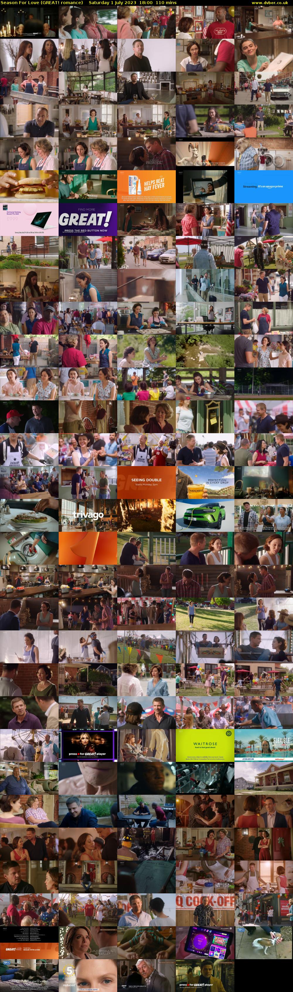 Season For Love (GREAT! romance) Saturday 1 July 2023 18:00 - 19:50