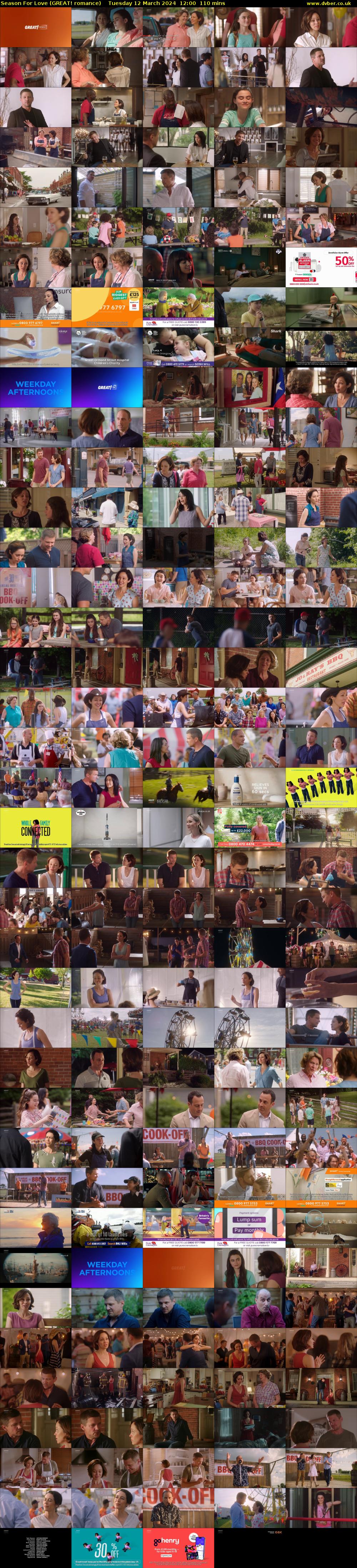 Season For Love (GREAT! romance) Tuesday 12 March 2024 12:00 - 13:50