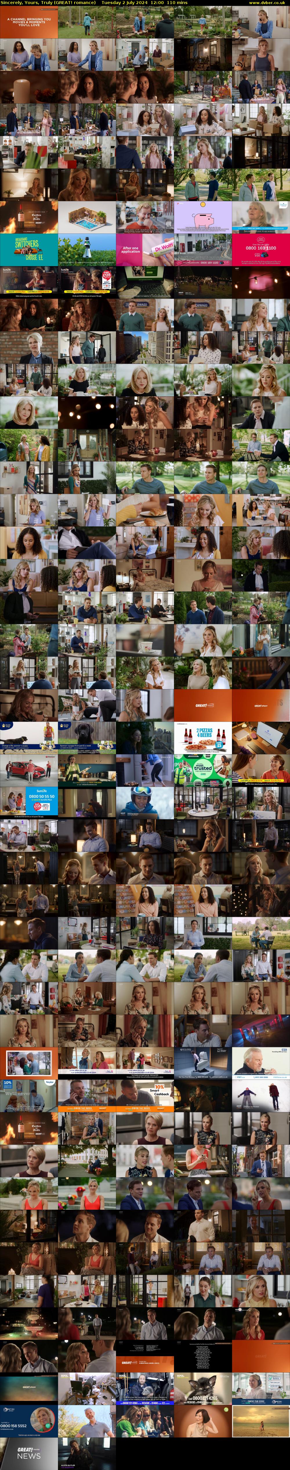Sincerely, Yours, Truly (GREAT! romance) Tuesday 2 July 2024 12:00 - 13:50