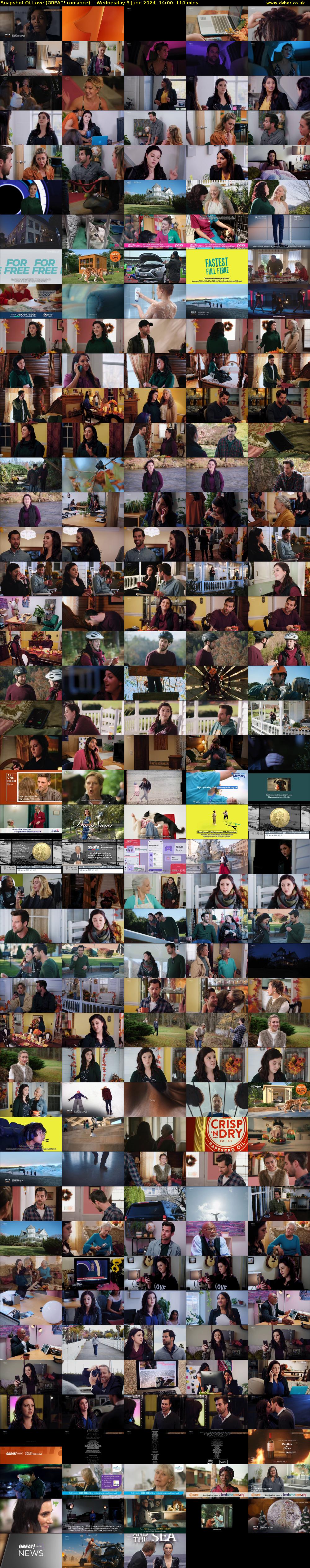 Snapshot Of Love (GREAT! romance) Wednesday 5 June 2024 14:00 - 15:50