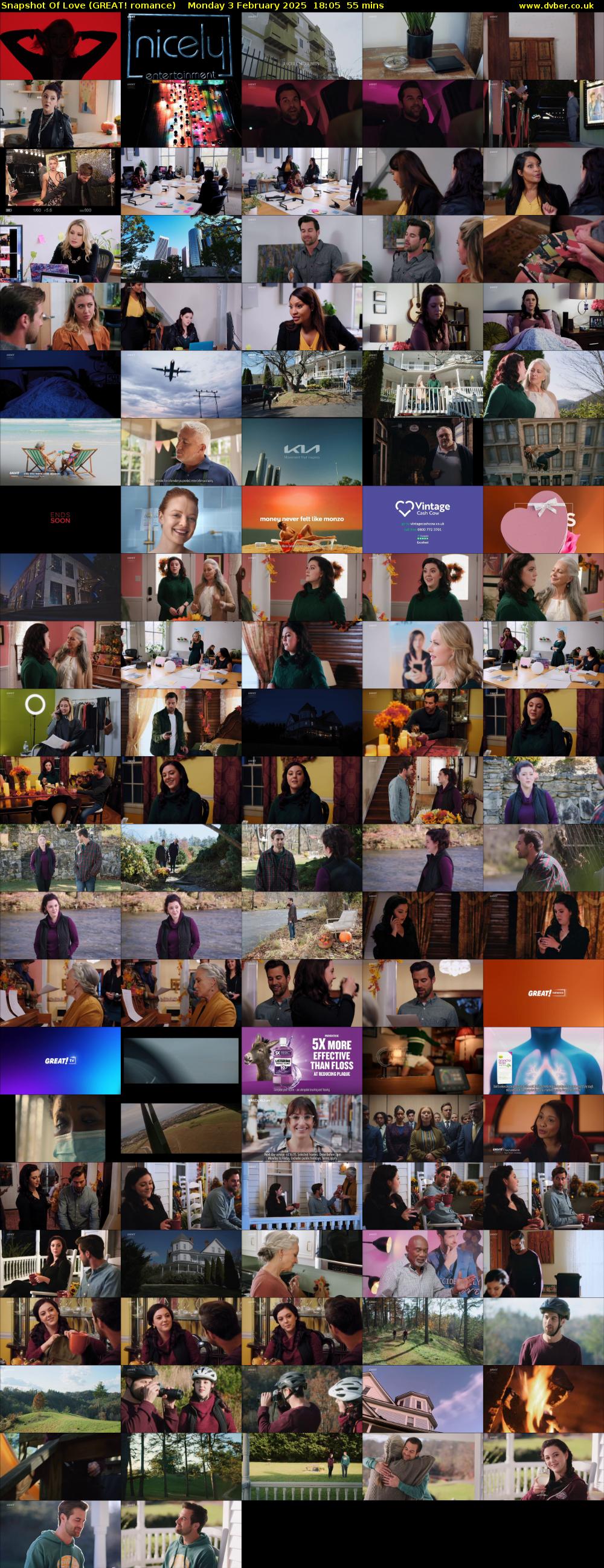 Snapshot Of Love (GREAT! romance) Monday 3 February 2025 18:05 - 19:00
