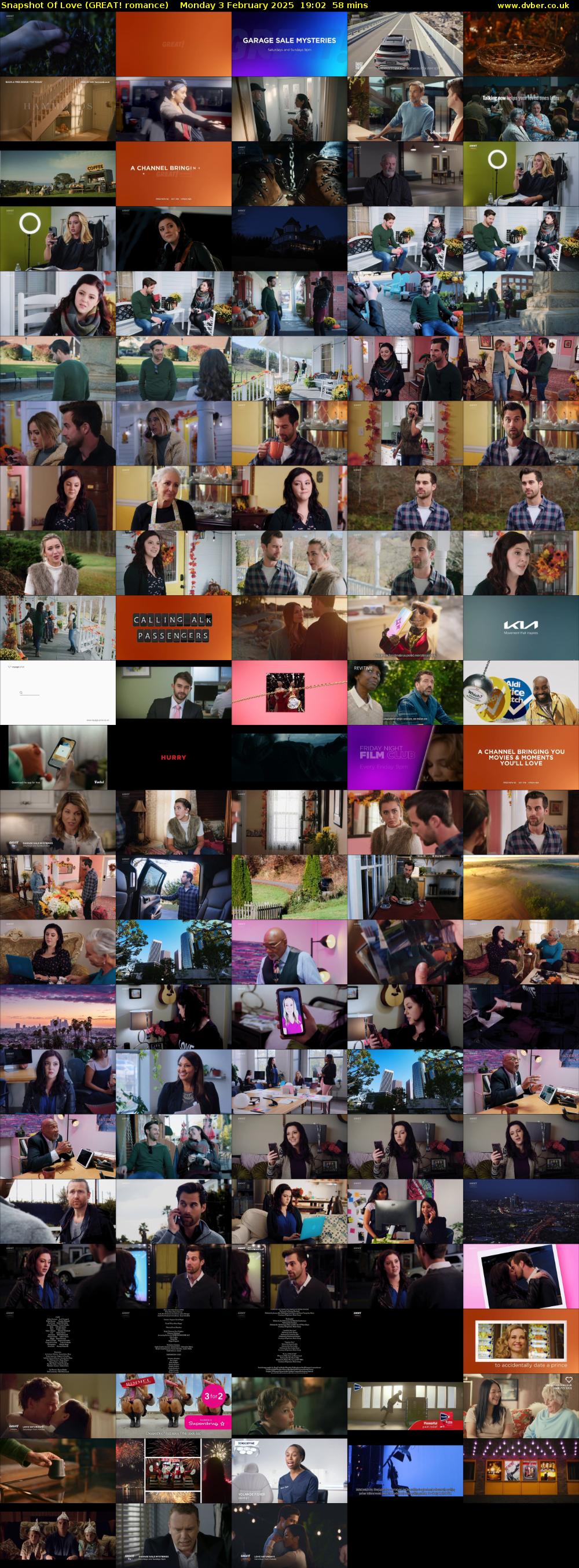 Snapshot Of Love (GREAT! romance) Monday 3 February 2025 19:02 - 20:00