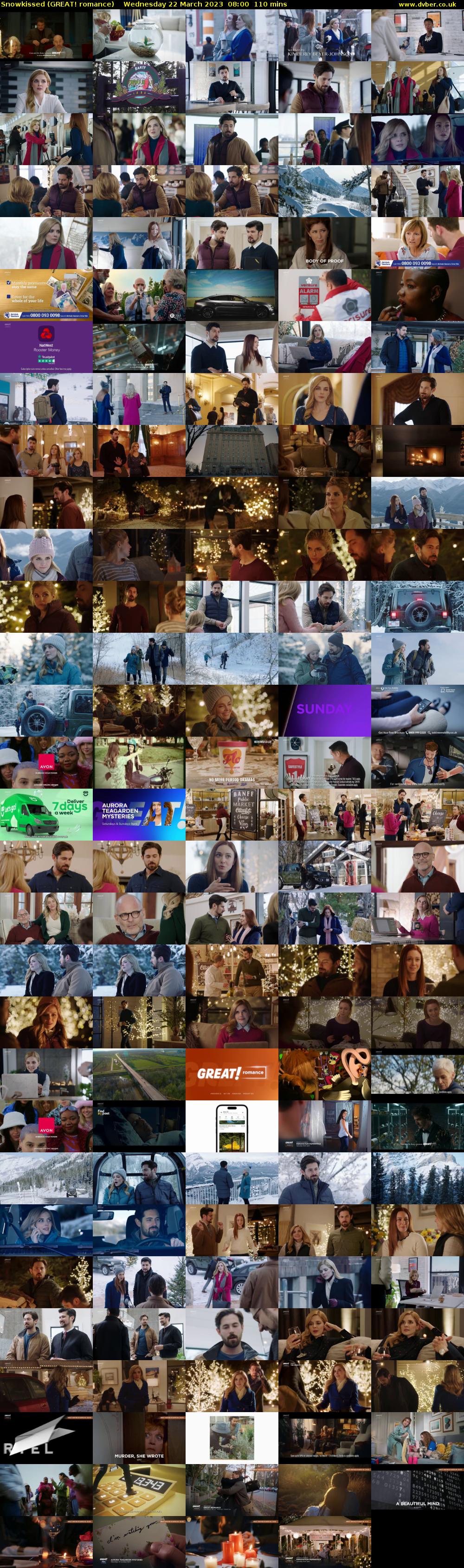Snowkissed (GREAT! romance) Wednesday 22 March 2023 08:00 - 09:50