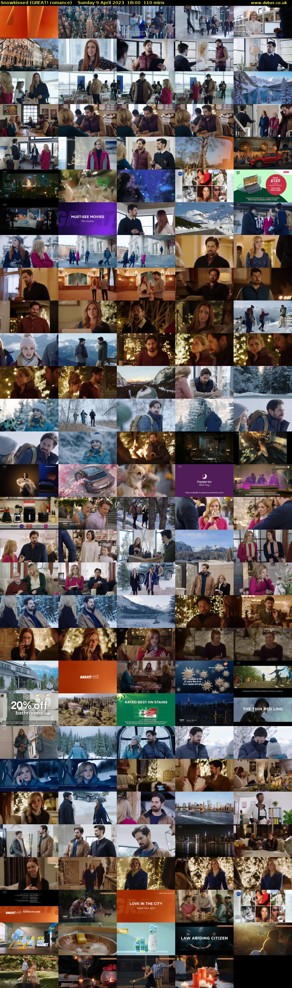 Snowkissed (GREAT! romance) Sunday 9 April 2023 18:00 - 19:50