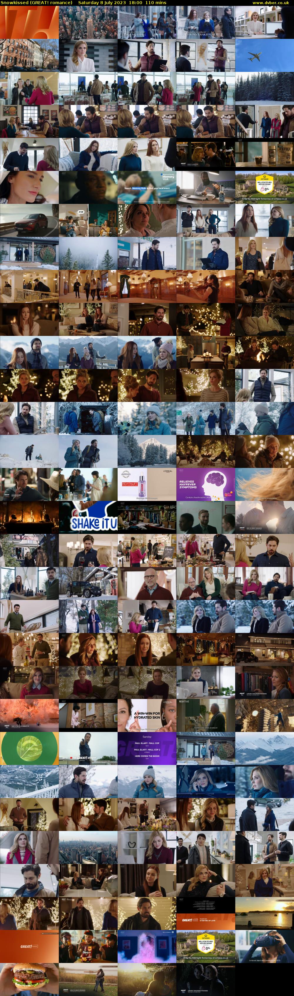 Snowkissed (GREAT! romance) Saturday 8 July 2023 18:00 - 19:50