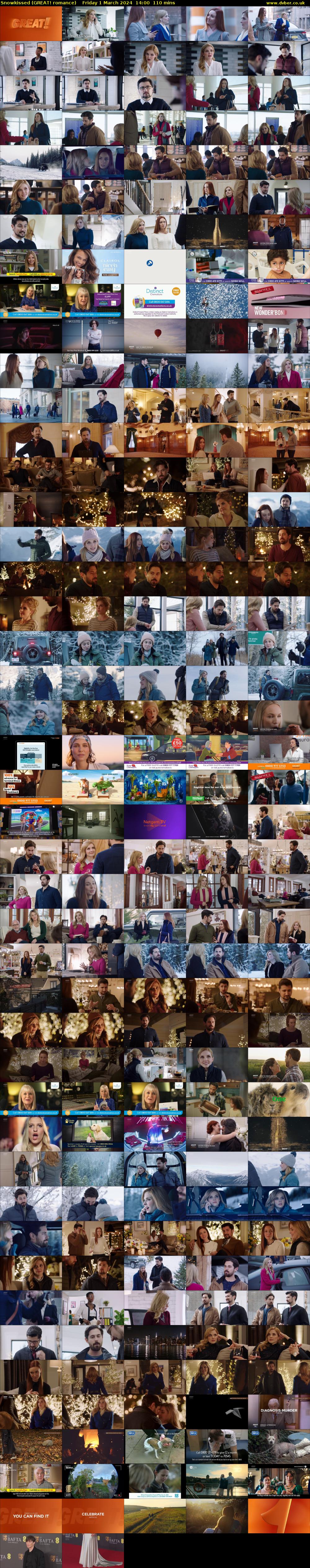 Snowkissed (GREAT! romance) Friday 1 March 2024 14:00 - 15:50