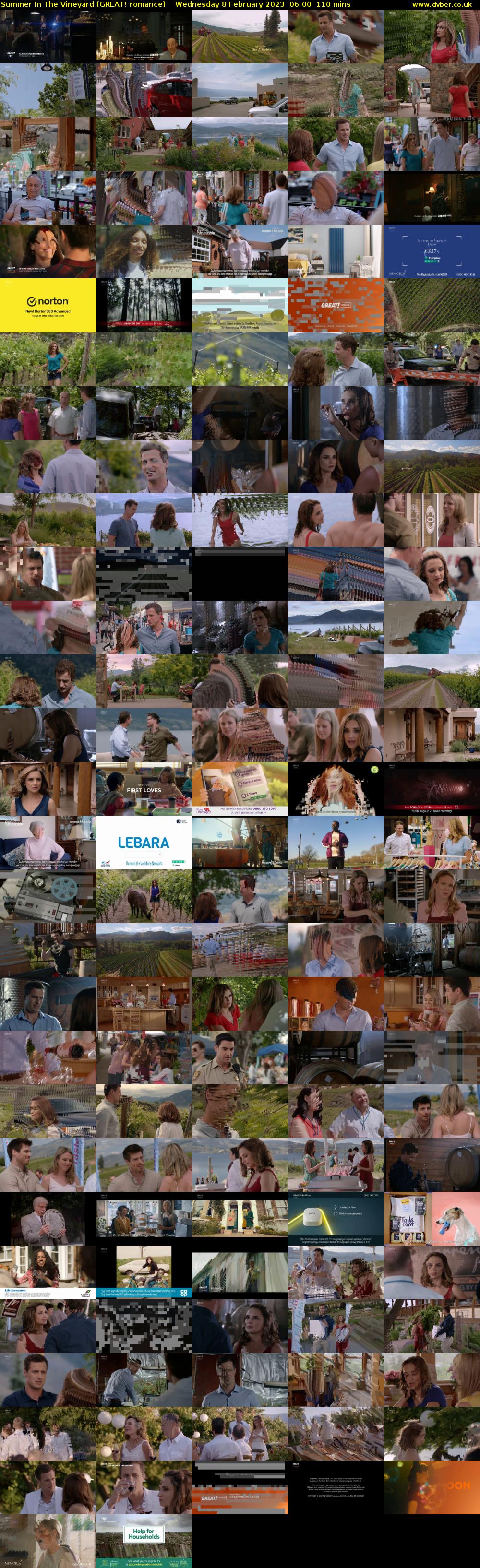Summer In The Vineyard (GREAT! romance) Wednesday 8 February 2023 06:00 - 07:50