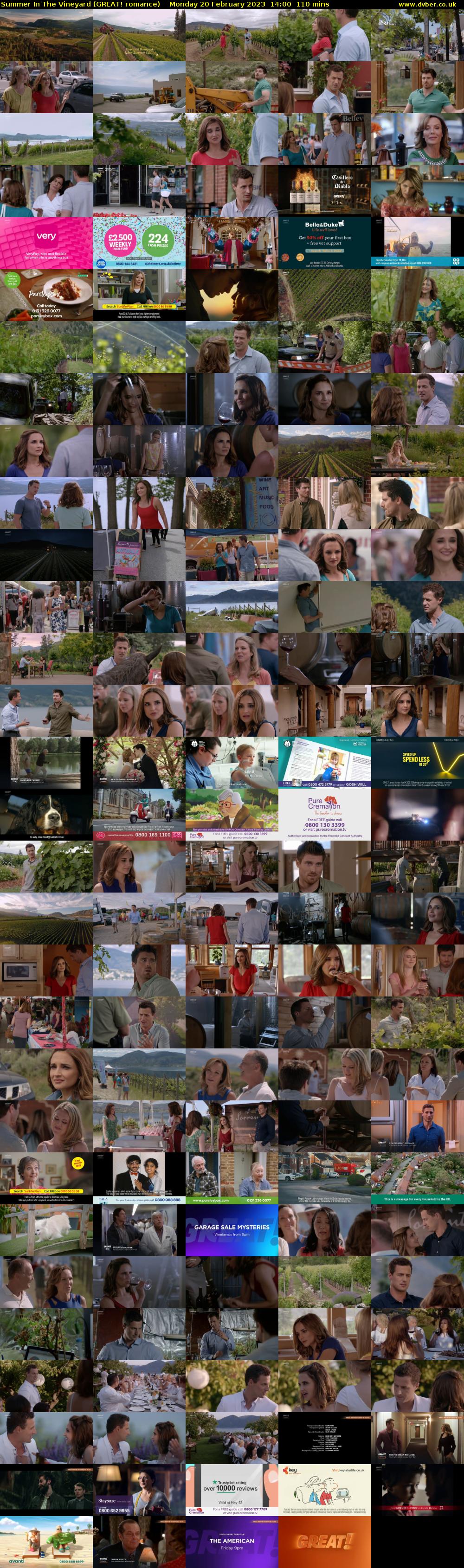 Summer In The Vineyard (GREAT! romance) Monday 20 February 2023 14:00 - 15:50