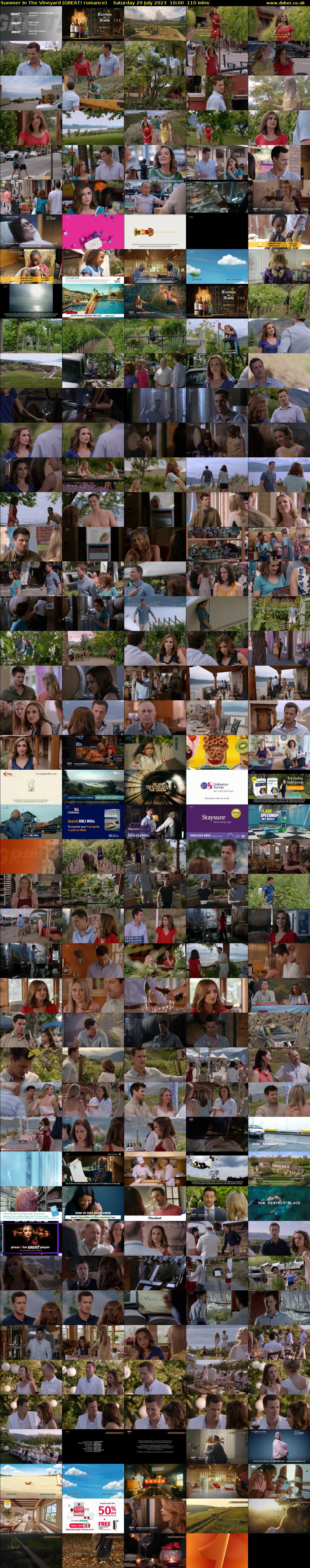 Summer In The Vineyard (GREAT! romance) Saturday 29 July 2023 10:00 - 11:50