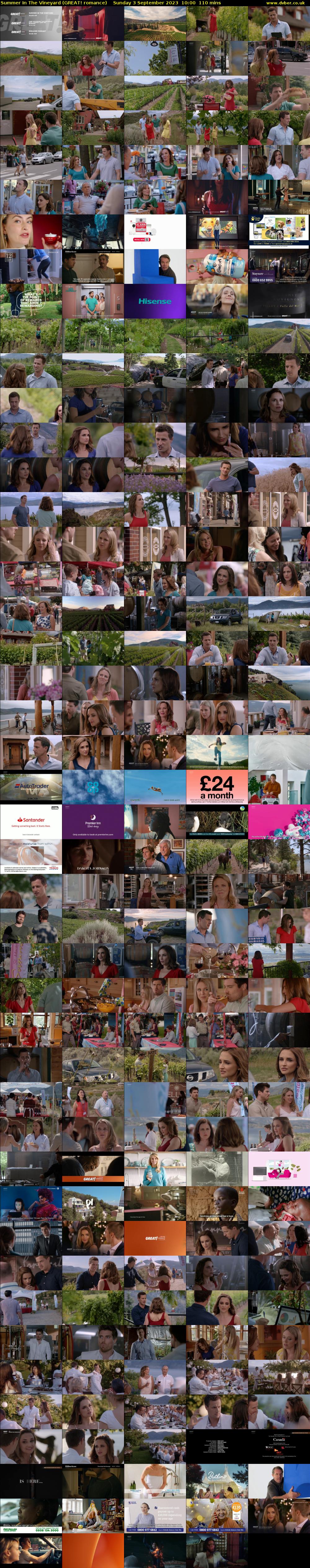 Summer In The Vineyard (GREAT! romance) Sunday 3 September 2023 10:00 - 11:50