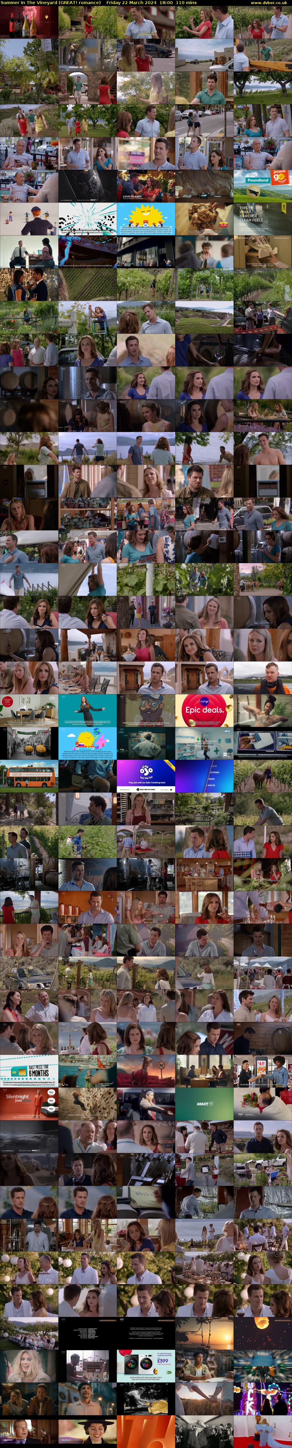 Summer In The Vineyard (GREAT! romance) Friday 22 March 2024 18:00 - 19:50