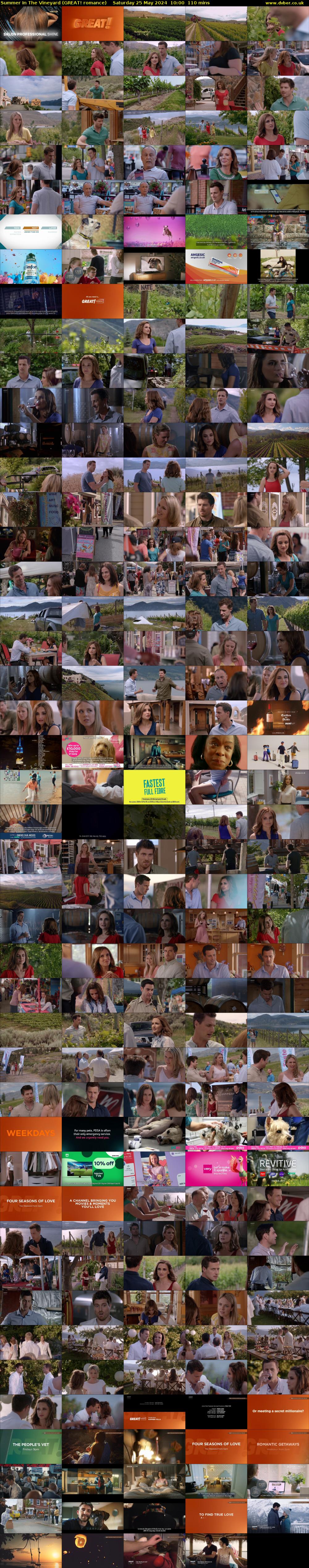 Summer In The Vineyard (GREAT! romance) Saturday 25 May 2024 10:00 - 11:50