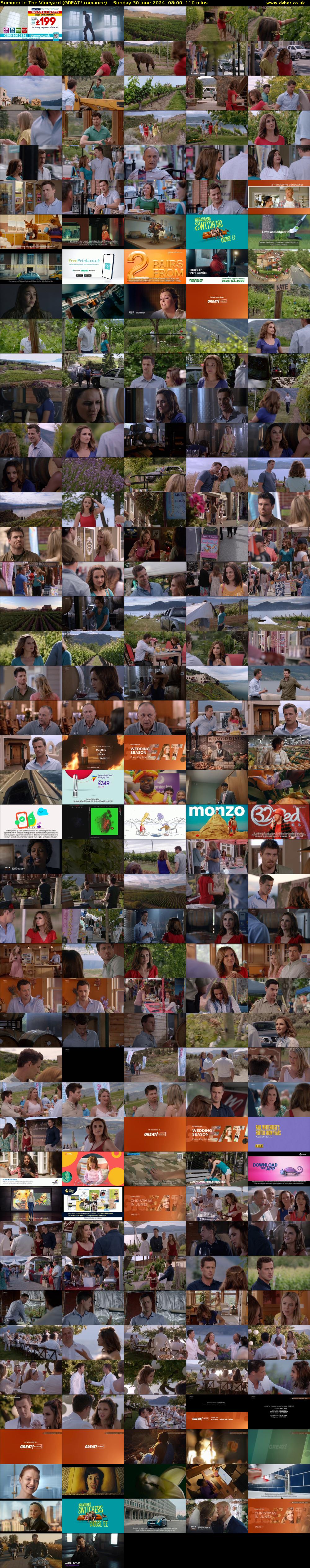 Summer In The Vineyard (GREAT! romance) Sunday 30 June 2024 08:00 - 09:50