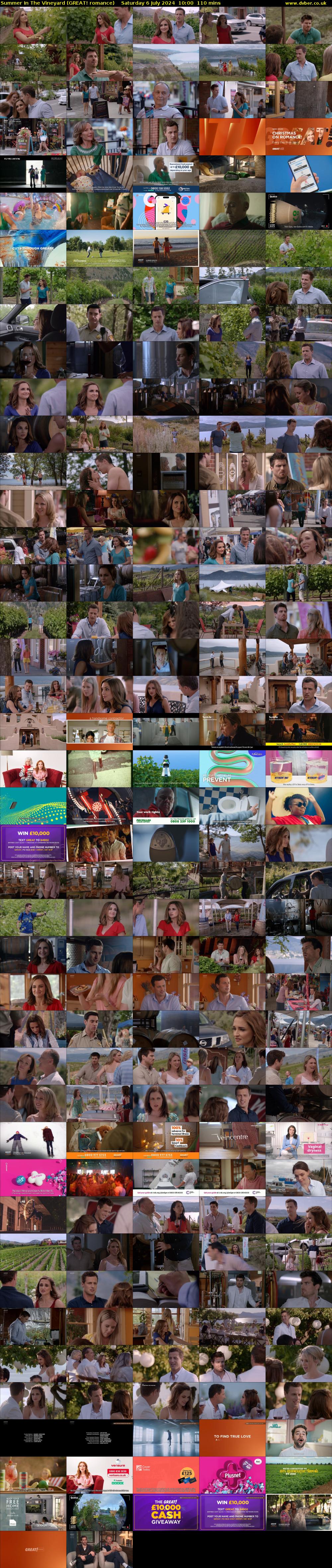 Summer In The Vineyard (GREAT! romance) Saturday 6 July 2024 10:00 - 11:50
