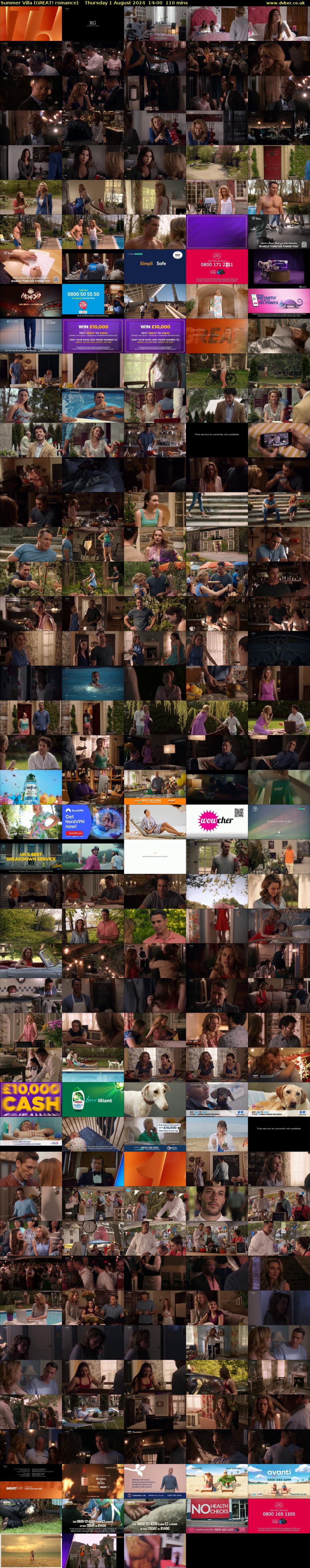 Summer Villa (GREAT! romance) Thursday 1 August 2024 14:00 - 15:50