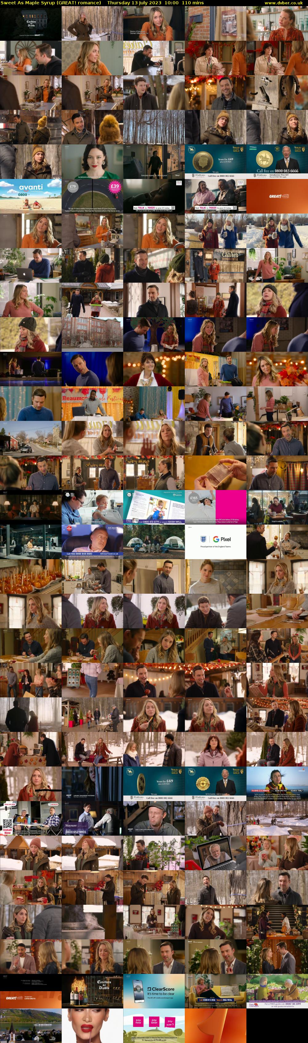 Sweet As Maple Syrup (GREAT! romance) Thursday 13 July 2023 10:00 - 11:50