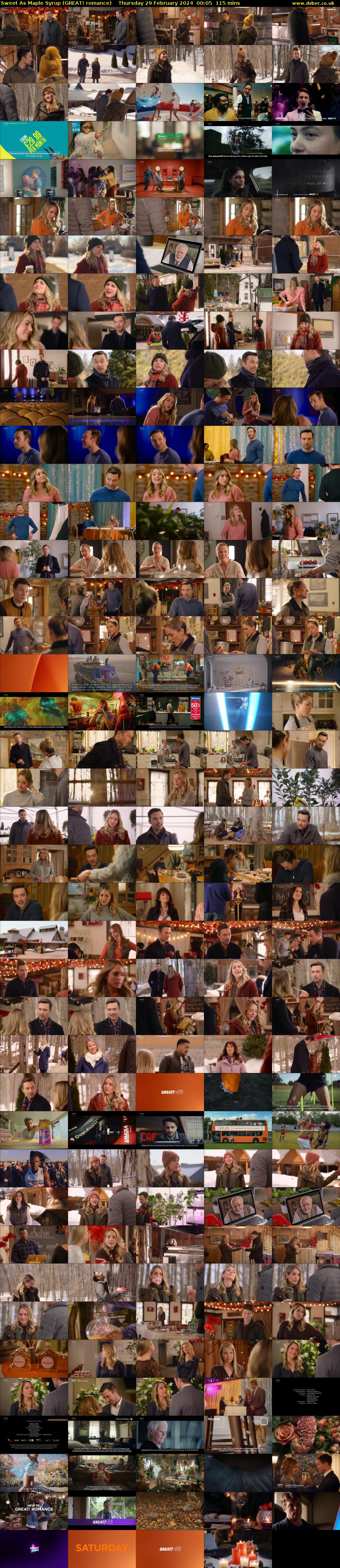 Sweet As Maple Syrup (GREAT! romance) Thursday 29 February 2024 00:05 - 02:00