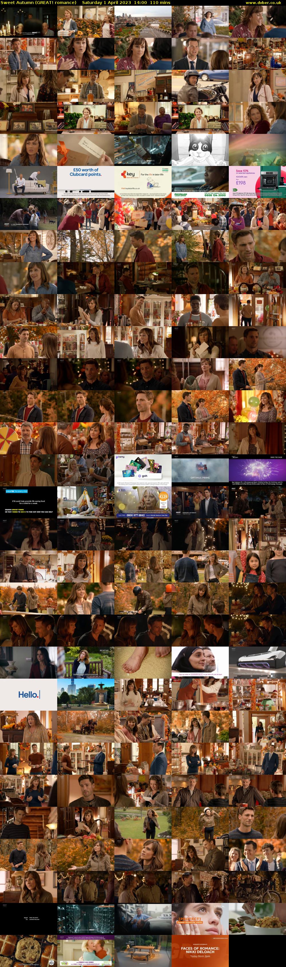 Sweet Autumn (GREAT! romance) Saturday 1 April 2023 14:00 - 15:50