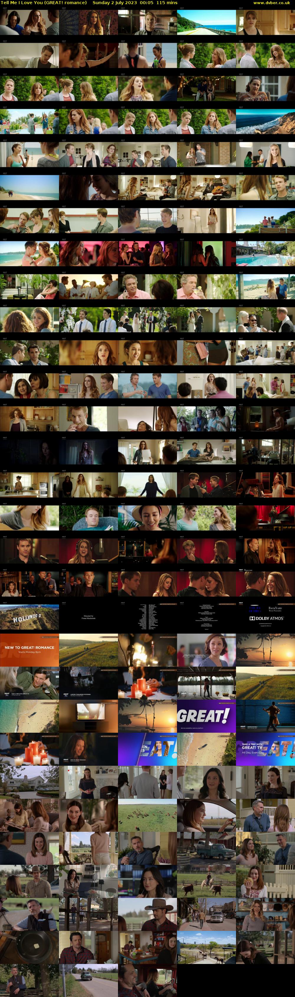 Tell Me I Love You (GREAT! romance) Sunday 2 July 2023 00:05 - 02:00