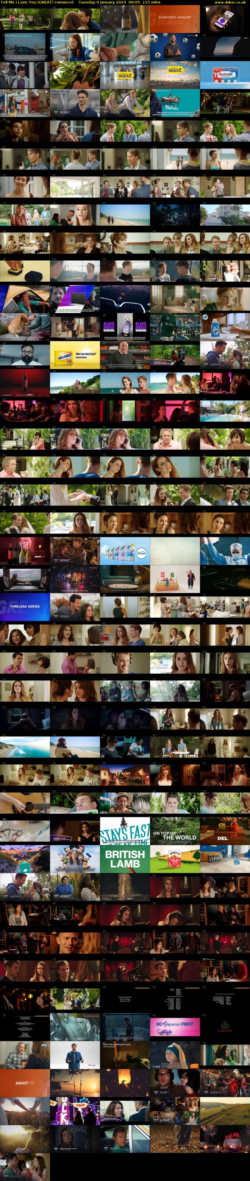Tell Me I Love You (GREAT! romance) Tuesday 9 January 2024 00:05 - 02:00