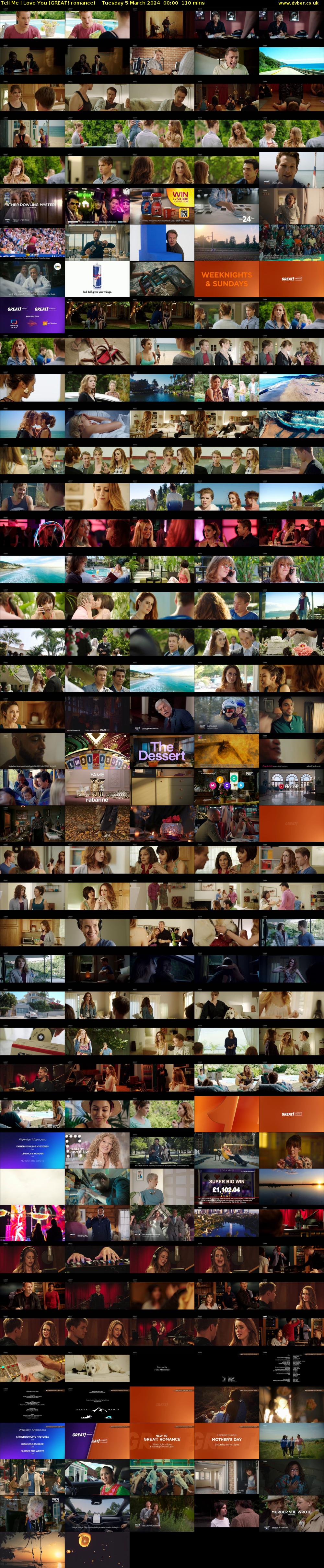 Tell Me I Love You (GREAT! romance) Tuesday 5 March 2024 00:00 - 01:50