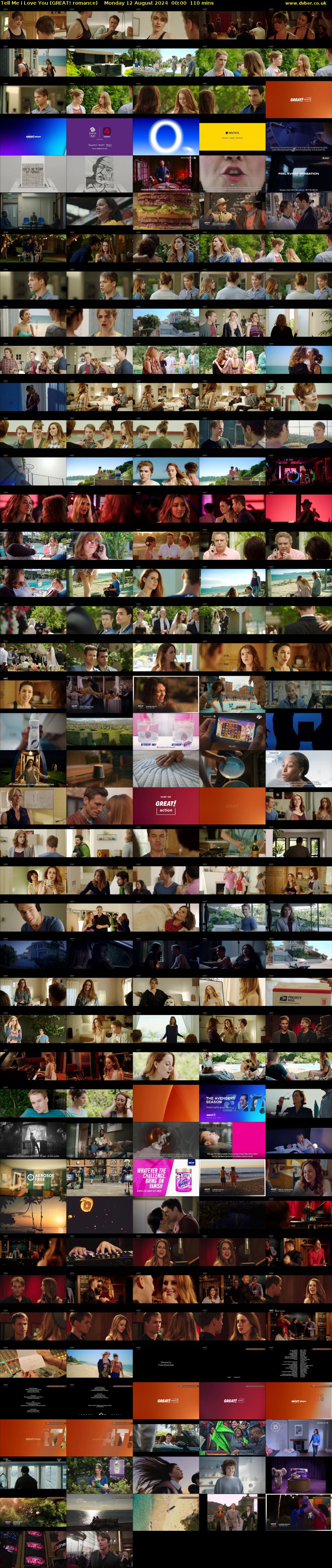 Tell Me I Love You (GREAT! romance) Monday 12 August 2024 00:00 - 01:50