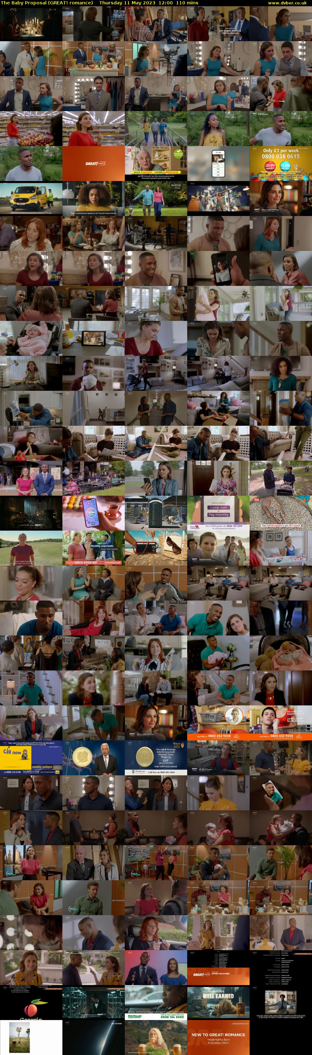 The Baby Proposal (GREAT! romance) Thursday 11 May 2023 12:00 - 13:50