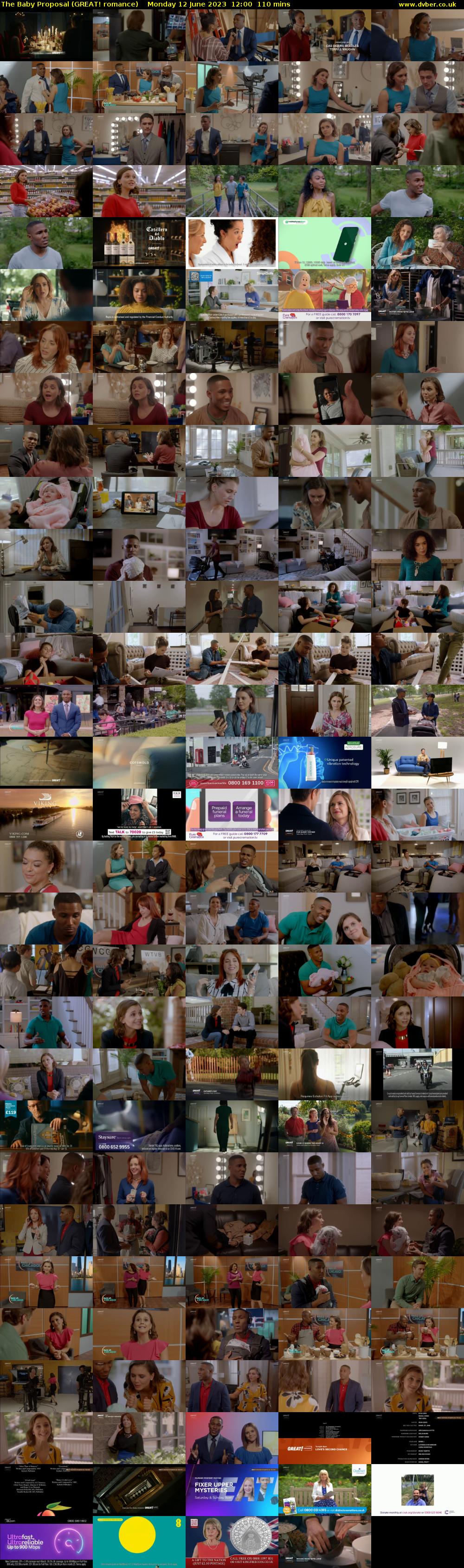 The Baby Proposal (GREAT! romance) Monday 12 June 2023 12:00 - 13:50