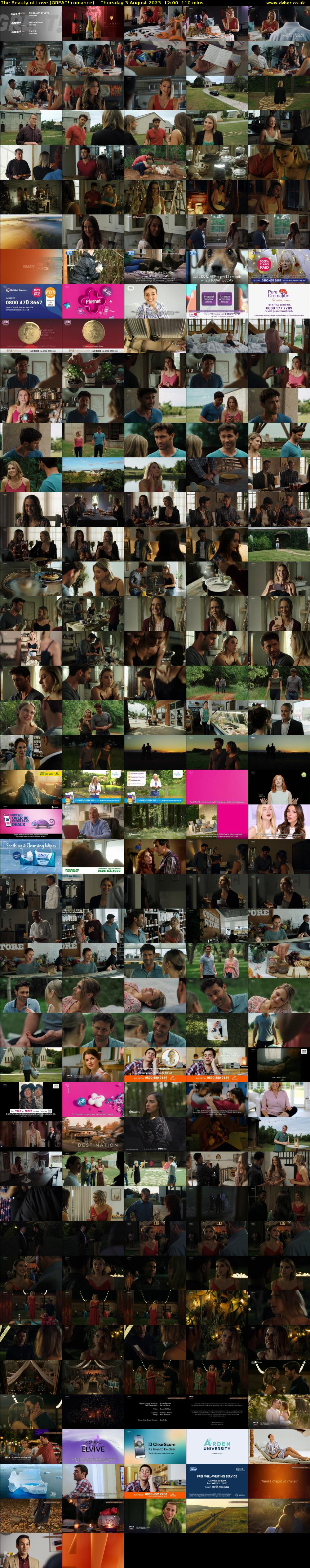 The Beauty of Love (GREAT! romance) Thursday 3 August 2023 12:00 - 13:50