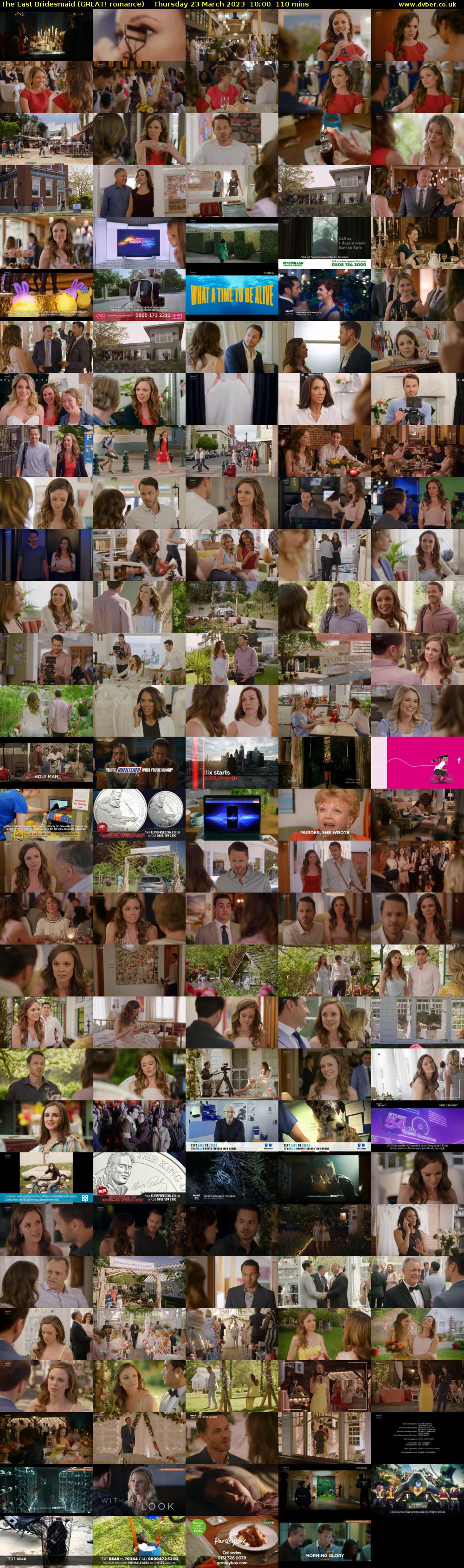 The Last Bridesmaid (GREAT! romance) Thursday 23 March 2023 10:00 - 11:50