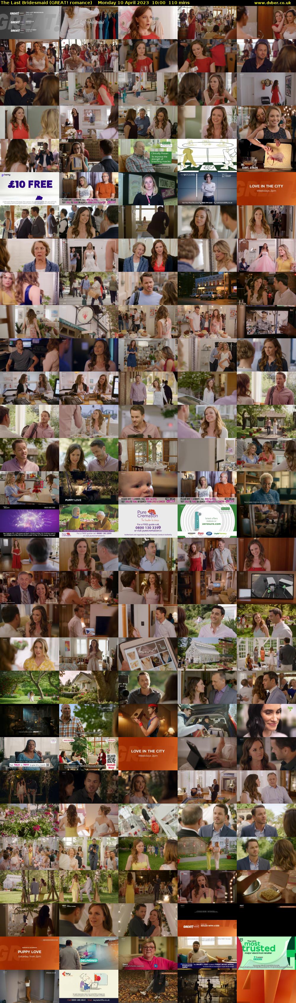 The Last Bridesmaid (GREAT! romance) Monday 10 April 2023 10:00 - 11:50