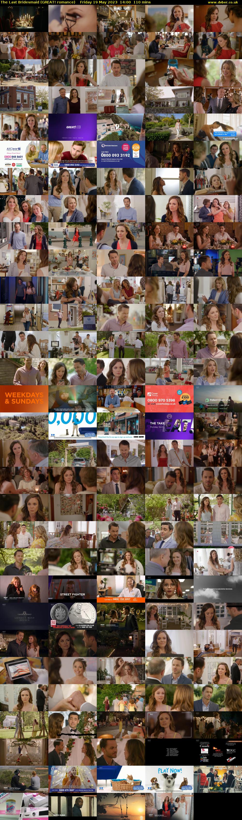 The Last Bridesmaid (GREAT! romance) Friday 19 May 2023 14:00 - 15:50