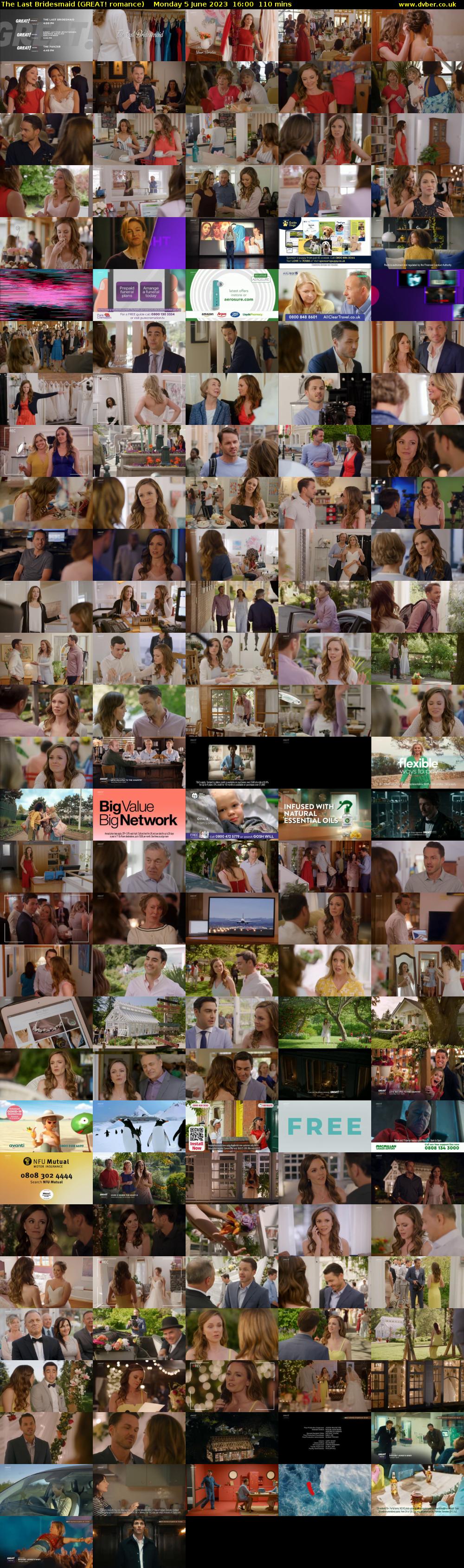 The Last Bridesmaid (GREAT! romance) Monday 5 June 2023 16:00 - 17:50