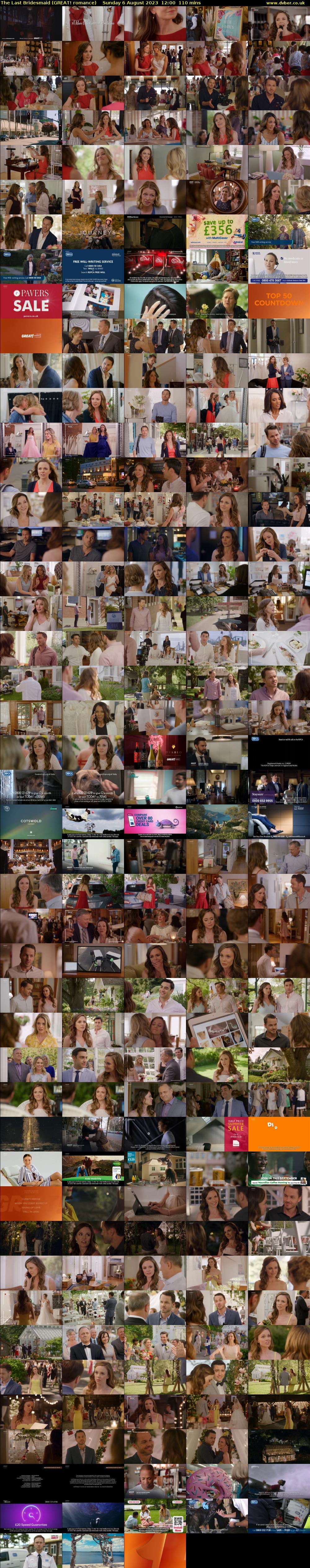The Last Bridesmaid (GREAT! romance) Sunday 6 August 2023 12:00 - 13:50
