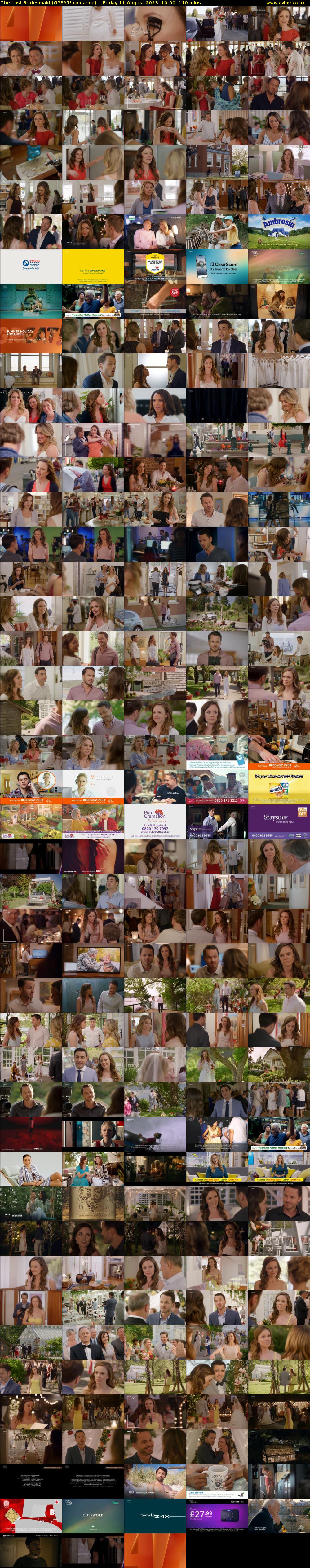 The Last Bridesmaid (GREAT! romance) Friday 11 August 2023 10:00 - 11:50