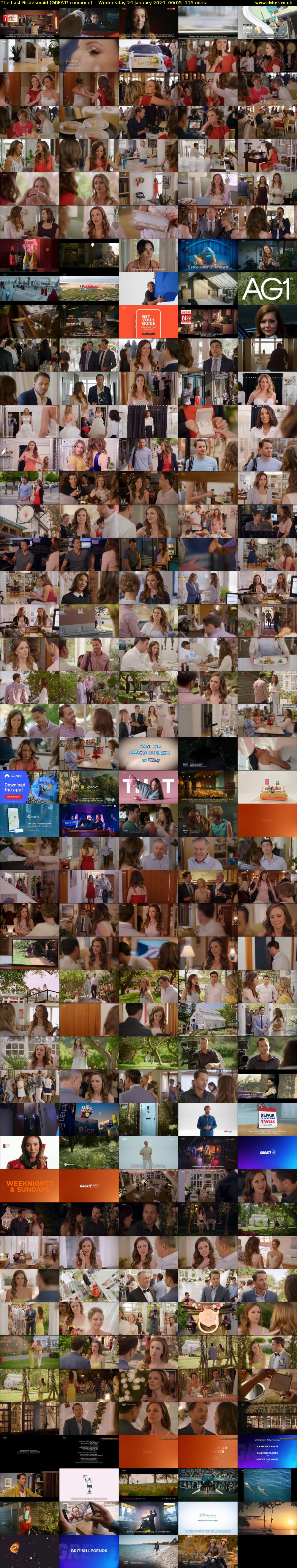 The Last Bridesmaid (GREAT! romance) Wednesday 24 January 2024 00:05 - 02:00