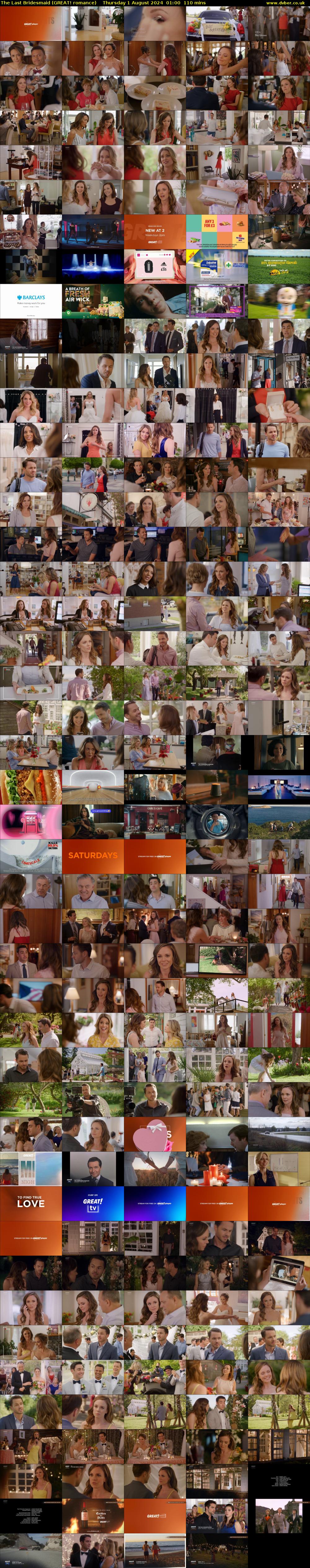 The Last Bridesmaid (GREAT! romance) Thursday 1 August 2024 01:00 - 02:50