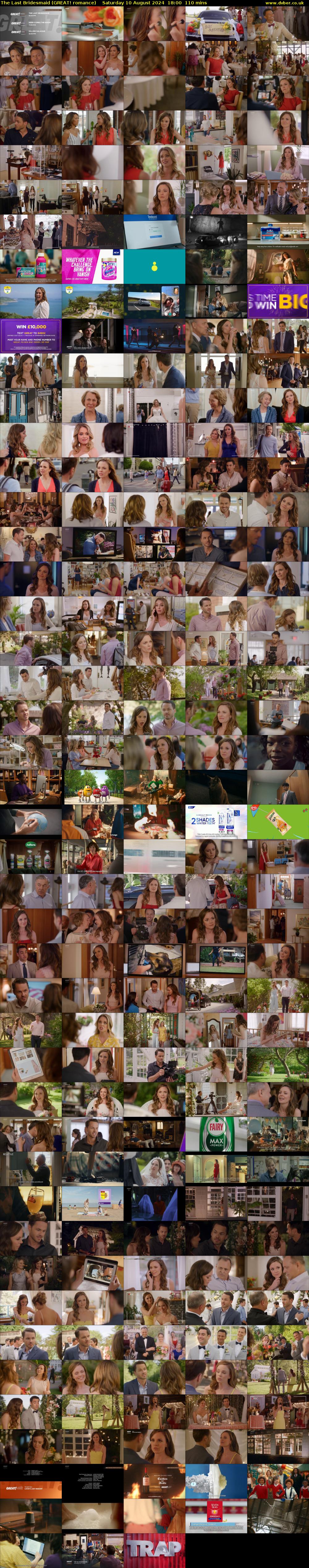 The Last Bridesmaid (GREAT! romance) Saturday 10 August 2024 18:00 - 19:50