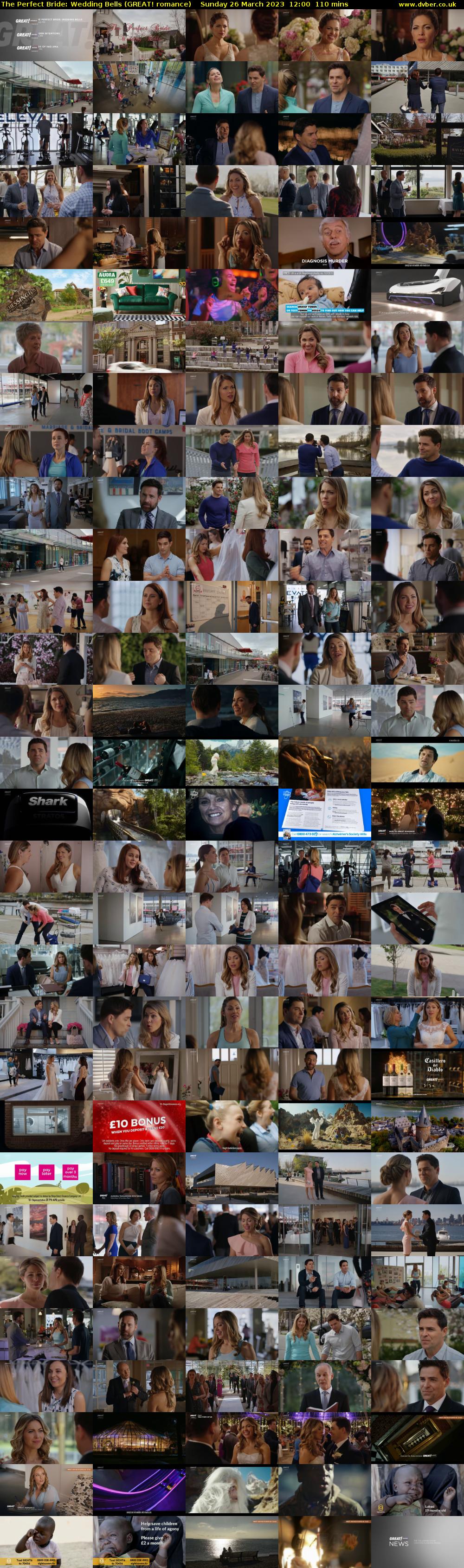 The Perfect Bride: Wedding Bells (GREAT! romance) Sunday 26 March 2023 12:00 - 13:50