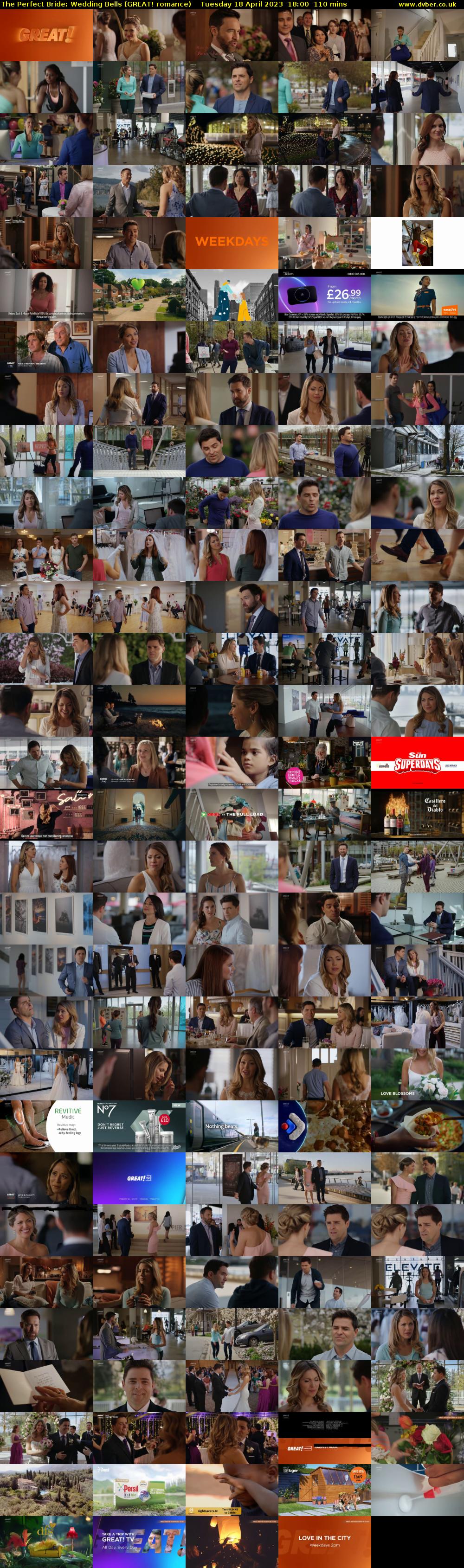 The Perfect Bride: Wedding Bells (GREAT! romance) Tuesday 18 April 2023 18:00 - 19:50