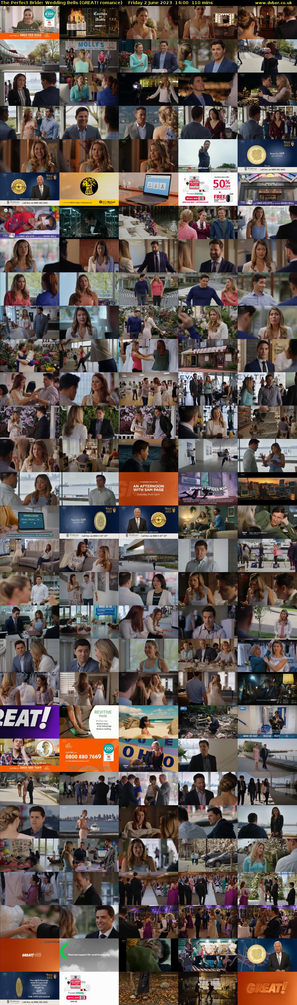 The Perfect Bride: Wedding Bells (GREAT! romance) Friday 2 June 2023 14:00 - 15:50