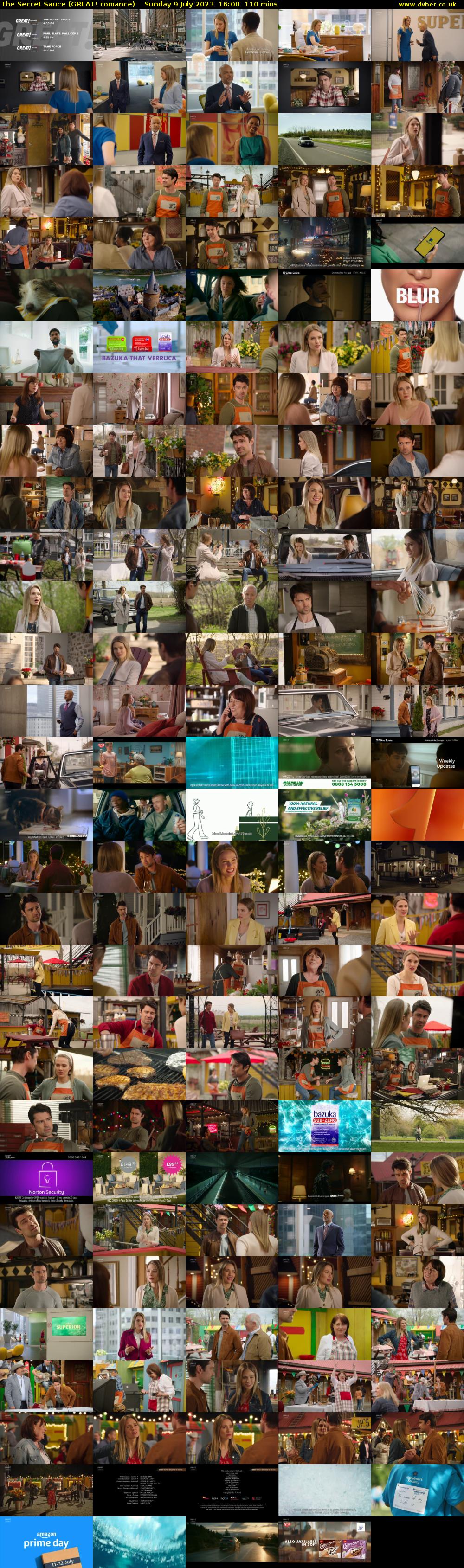 The Secret Sauce (GREAT! romance) Sunday 9 July 2023 16:00 - 17:50