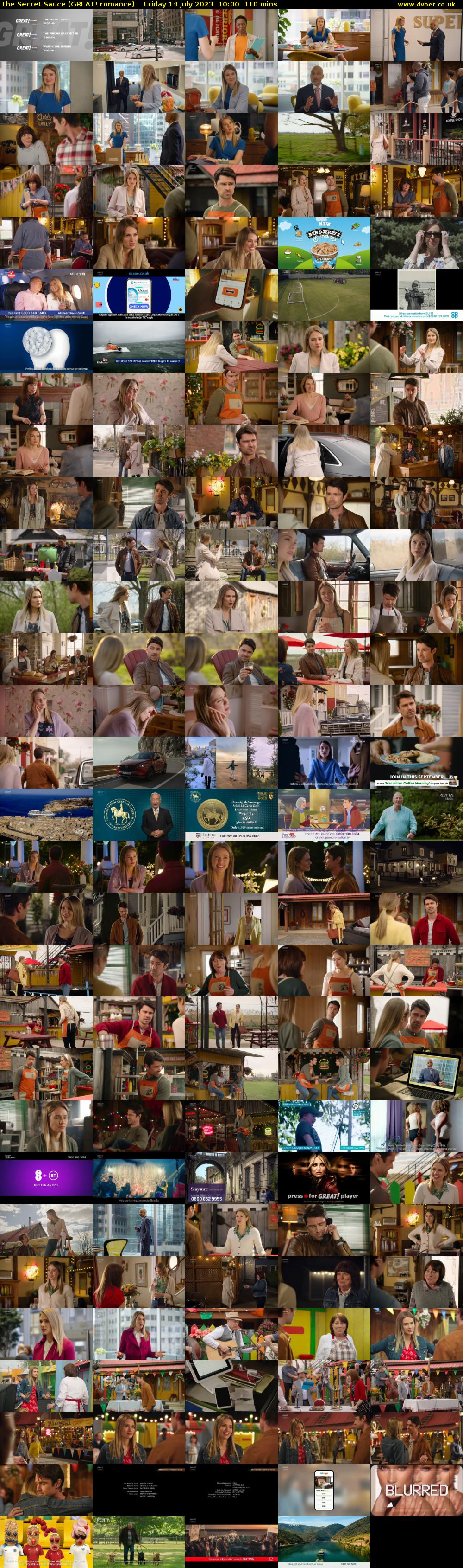 The Secret Sauce (GREAT! romance) Friday 14 July 2023 10:00 - 11:50