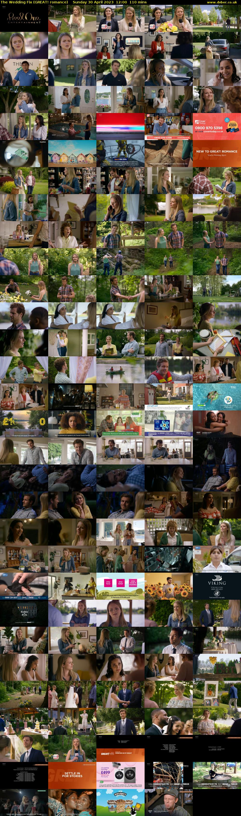 The Wedding Fix (GREAT! romance) Sunday 30 April 2023 12:00 - 13:50