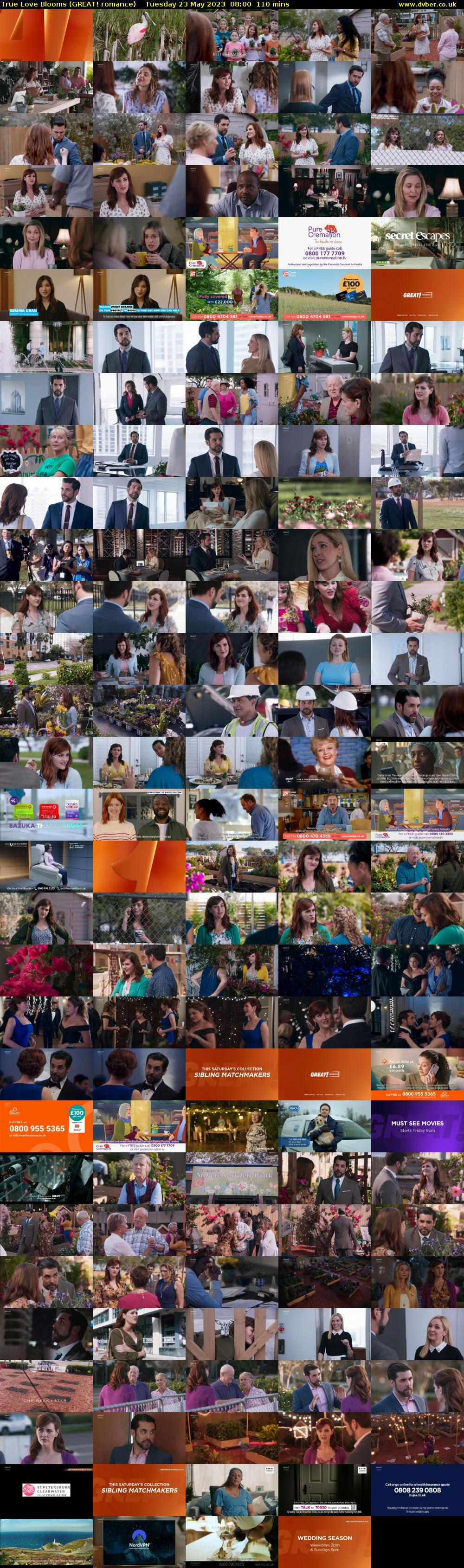 True Love Blooms (GREAT! romance) Tuesday 23 May 2023 08:00 - 09:50