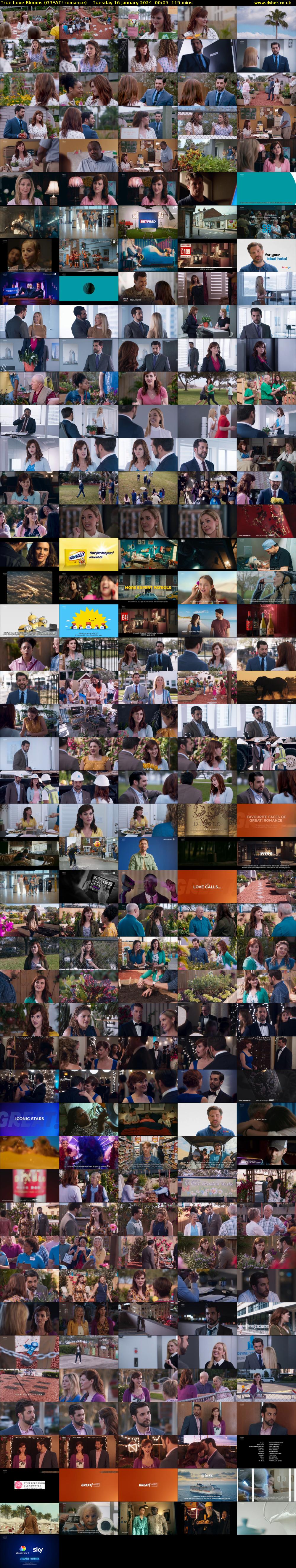 True Love Blooms (GREAT! romance) Tuesday 16 January 2024 00:05 - 02:00