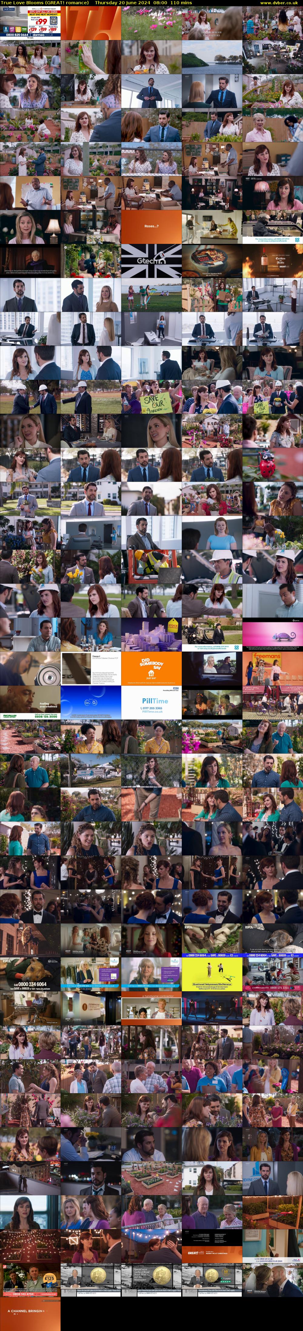 True Love Blooms (GREAT! romance) Thursday 20 June 2024 08:00 - 09:50