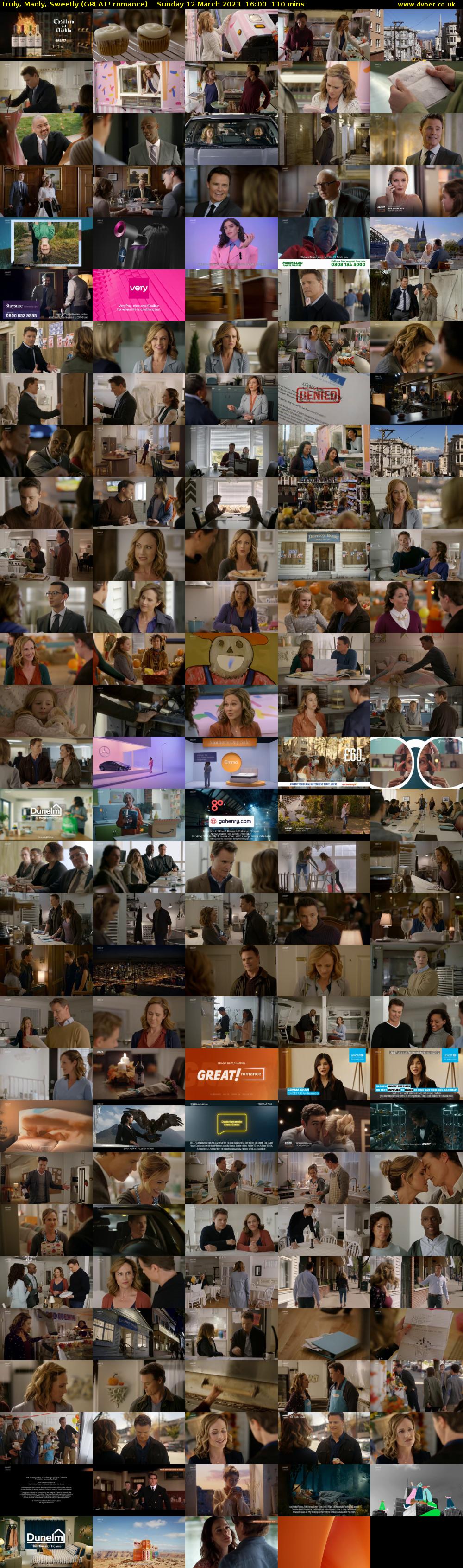Truly, Madly, Sweetly (GREAT! romance) Sunday 12 March 2023 16:00 - 17:50