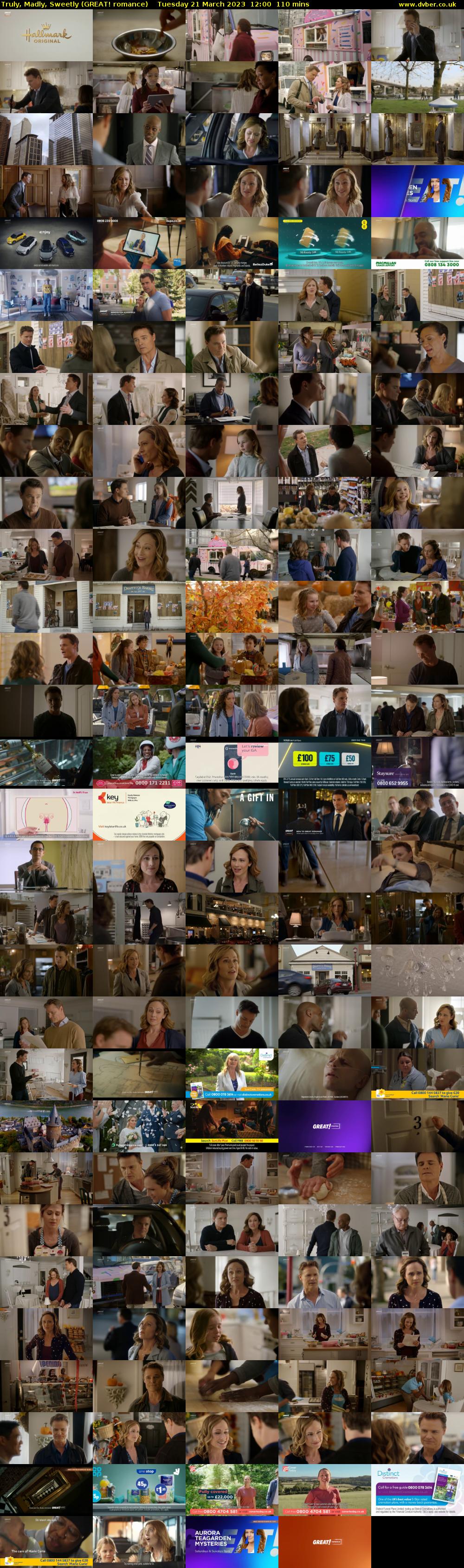 Truly, Madly, Sweetly (GREAT! romance) Tuesday 21 March 2023 12:00 - 13:50